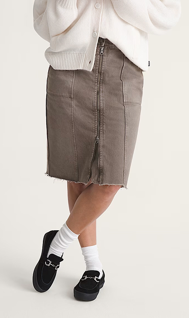 Denim Midi Skirt