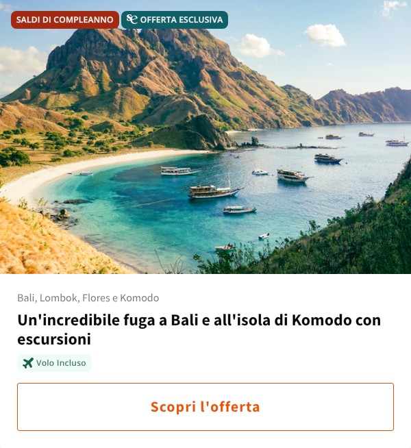 Un'incredibile fuga a Bali e all'isola di Komodo con escursioni