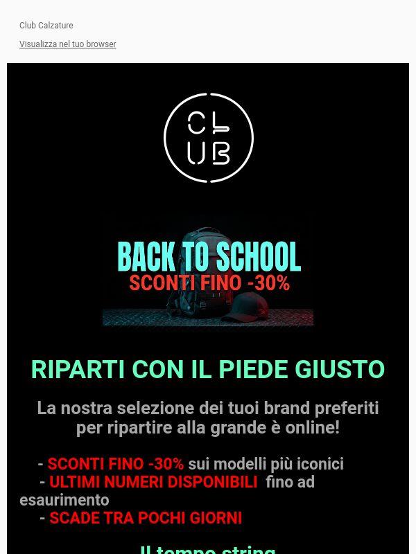Ricominciare sì, ma con le scarpe giuste (Sconti fino -30%) 👟