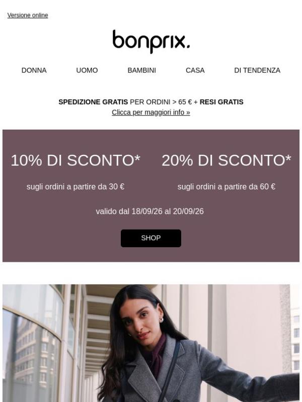 Ultima possibilità: scegli il tuo sconto