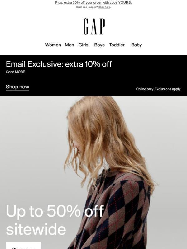You’ve been waiting for these — up to 50% off fall staples