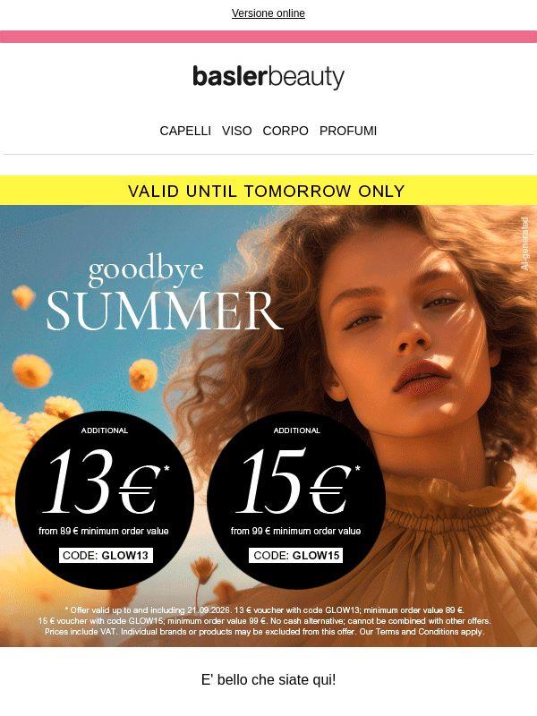 Assicurati subito fino al 15 € di sconto extra