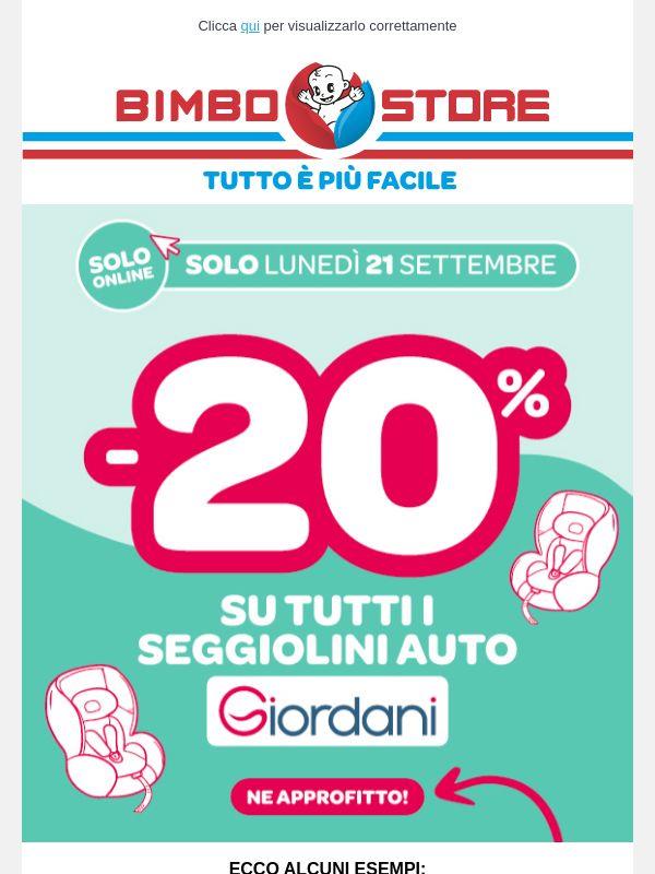 🔥 -20% SUI SEGGIOLINI AUTO 🚗