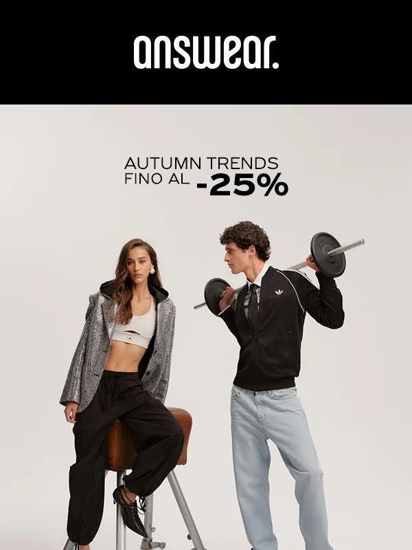 Autumn Trends: fino a -25% con FALL