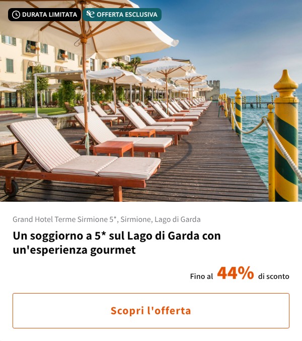 Un soggiorno a 5* sul Lago di Garda con un'esperienza gourmet