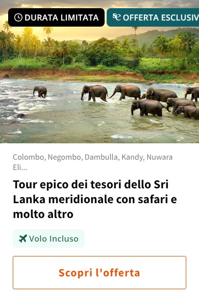 Tour epico dei tesori dello Sri Lanka meridionale con safari e molto altro