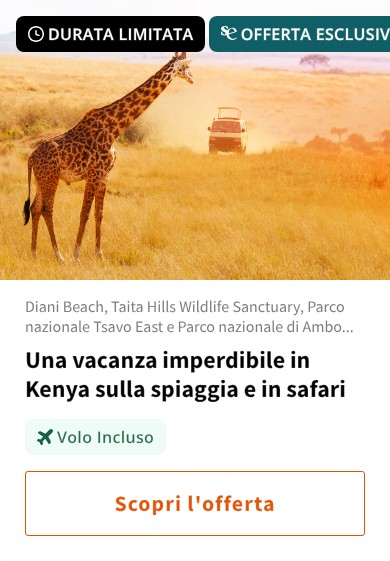 Una vacanza imperdibile in Kenya sulla spiaggia e in safari