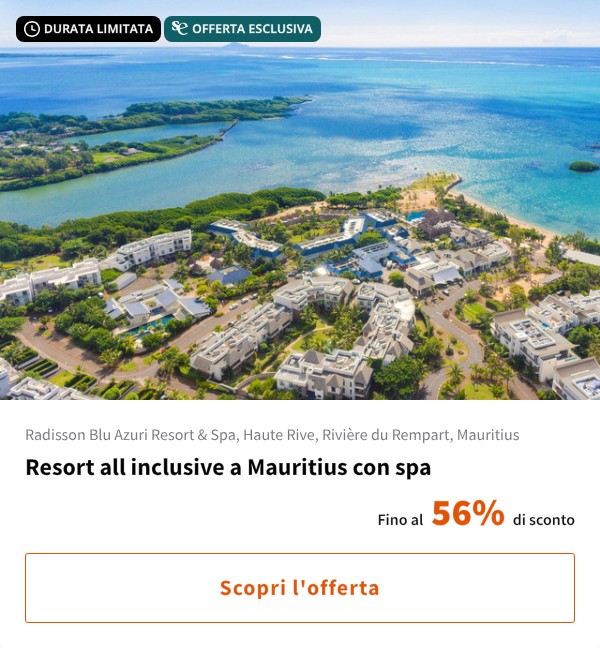 Resort all inclusive a Mauritius con spa