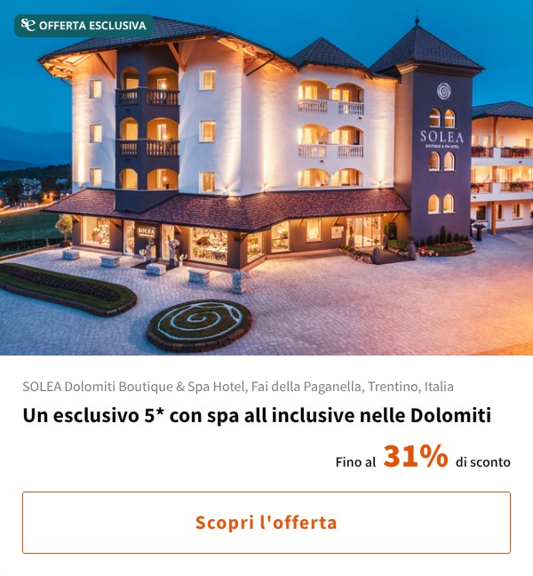 Un esclusivo 5* con spa all inclusive nelle Dolomiti