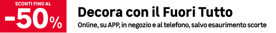 Decora con il Fuori tutto: sconti fino al -50%
