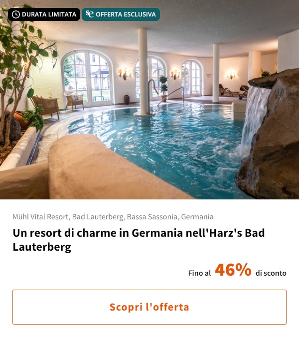 Un resort di charme in Germania nell'Harz's Bad Lauterberg