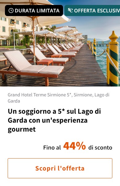 Un soggiorno a 5* sul Lago di Garda con un'esperienza gourmet