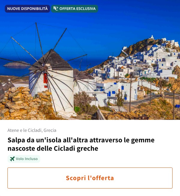 Salpa da un'isola all'altra attraverso le gemme nascoste delle Cicladi greche