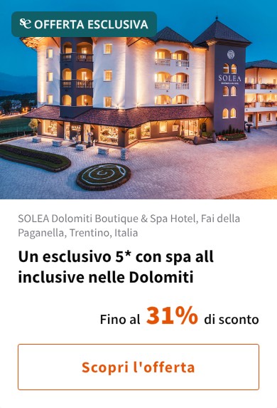 Un esclusivo 5* con spa all inclusive nelle Dolomiti