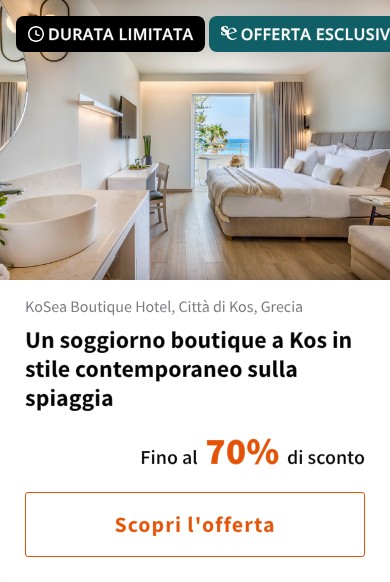 Un soggiorno boutique a Kos in stile contemporaneo sulla spiaggia