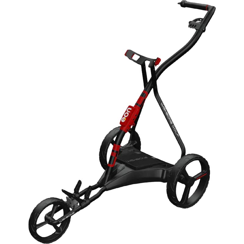 Trolley elettrico EON con portaombrelli e porta schede di punteggio inclusi