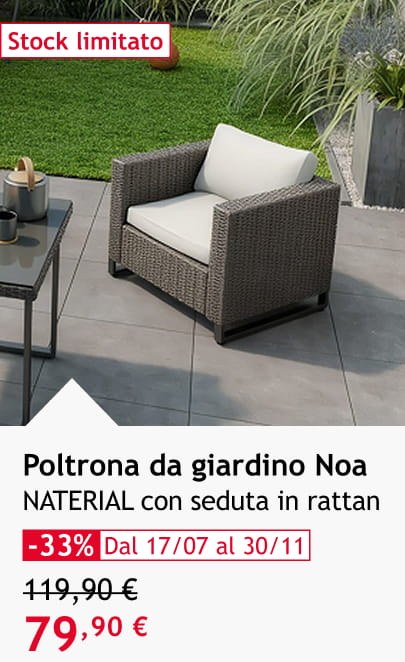 Poltrona da giardino Noa 79,90 &euro;