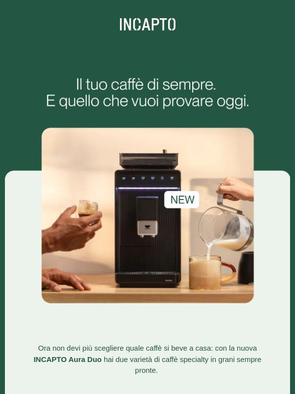 Una caffettiera. Due caffè. Un clic.