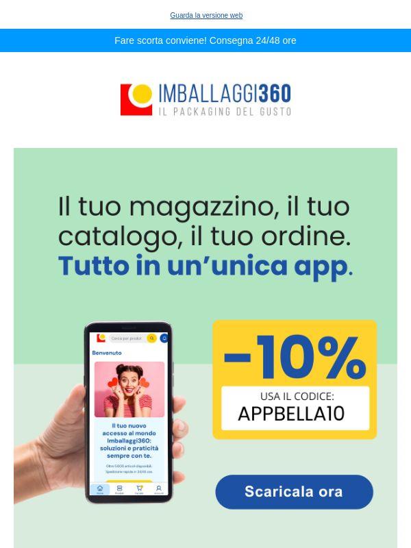 📱Scarica l’App Imballaggi360