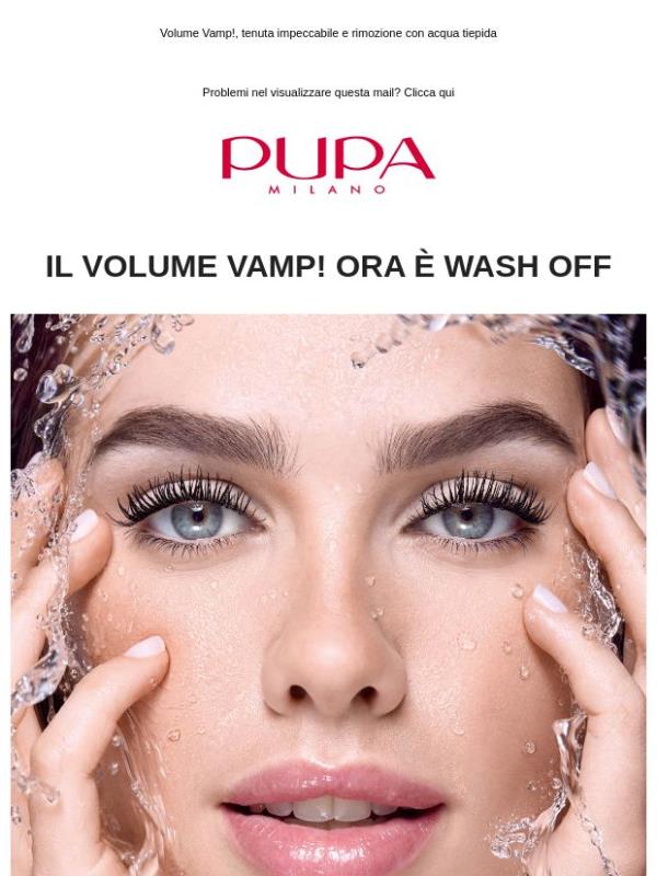 Scopri il nuovo Mascara Vamp! Wash Off