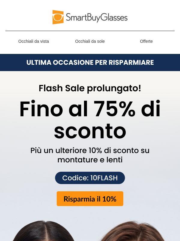 Esteso: 10% di sconto su montature e lenti