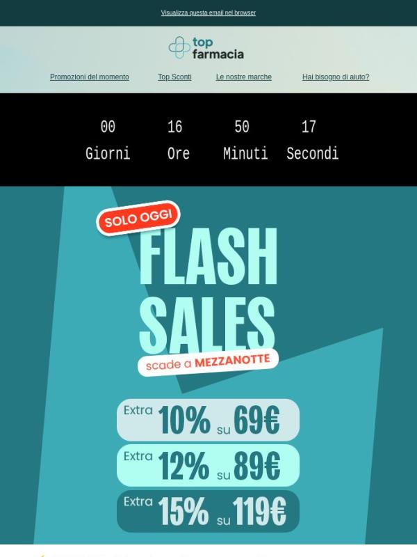 ⚡Fino al -15% extra su tutto! Solo per oggi...