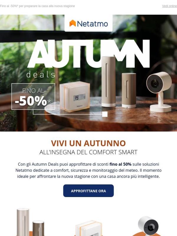 🍂 Preparati all'autunno con Netatmo