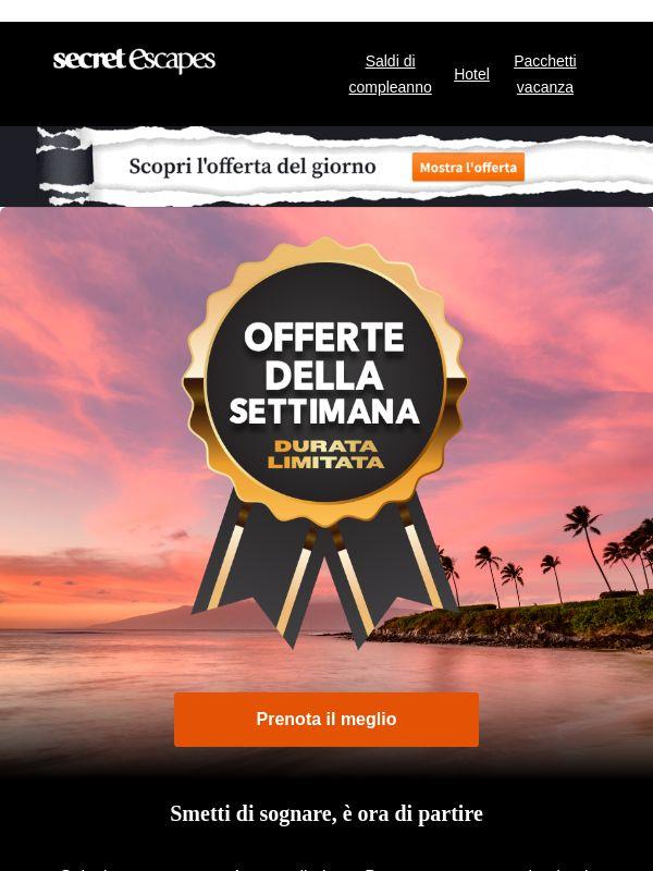 Sconti fino al 50%. Non stiamo scherzando.