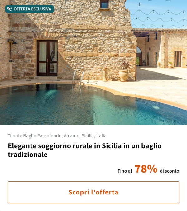 Elegante soggiorno rurale in Sicilia in un baglio tradizionale