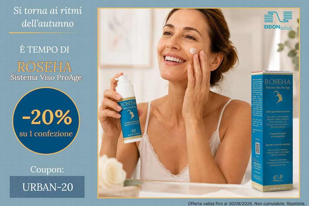 È il momento di scegliere Roseha Sistema Viso ProAge: per te il 20% su 1 confezione