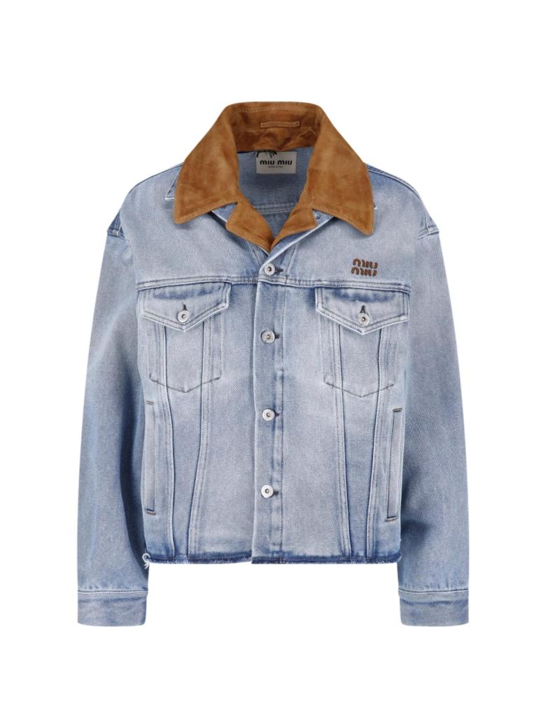 Miu Miu - Giacca in denim di cotone