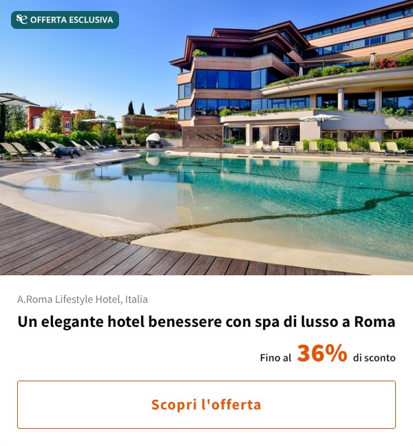 Un elegante hotel benessere con spa di lusso a Roma