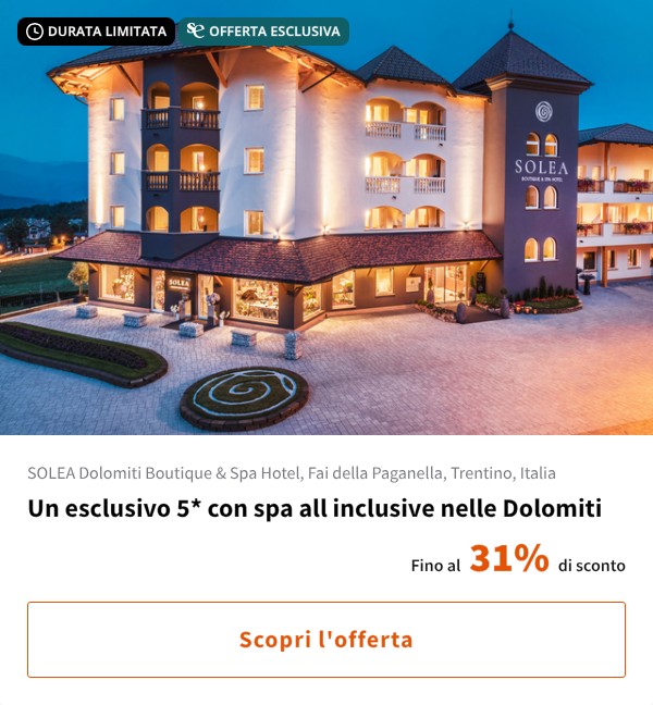 Un esclusivo 5* con spa all inclusive nelle Dolomiti