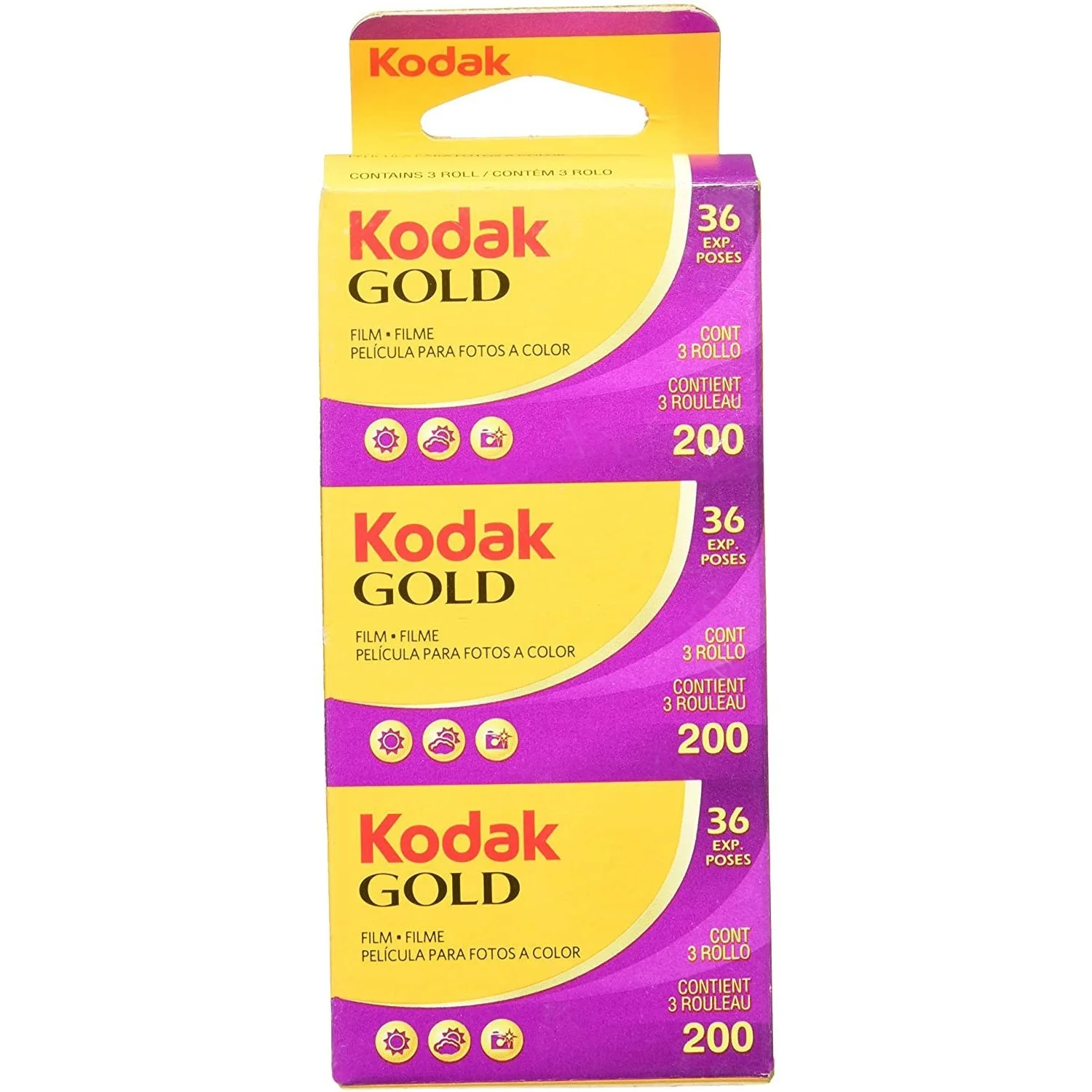 Image of Kodak Gold 200 135/36 3Pack