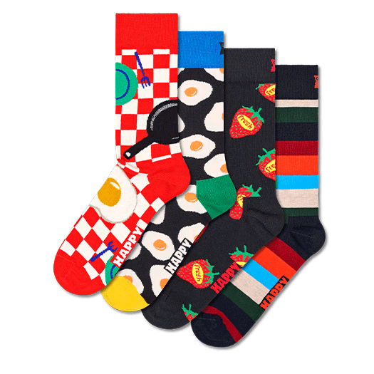 Set regalo Food Socks in confezione da 4