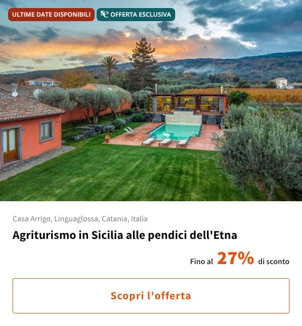 Agriturismo in Sicilia alle pendici dell'Etna