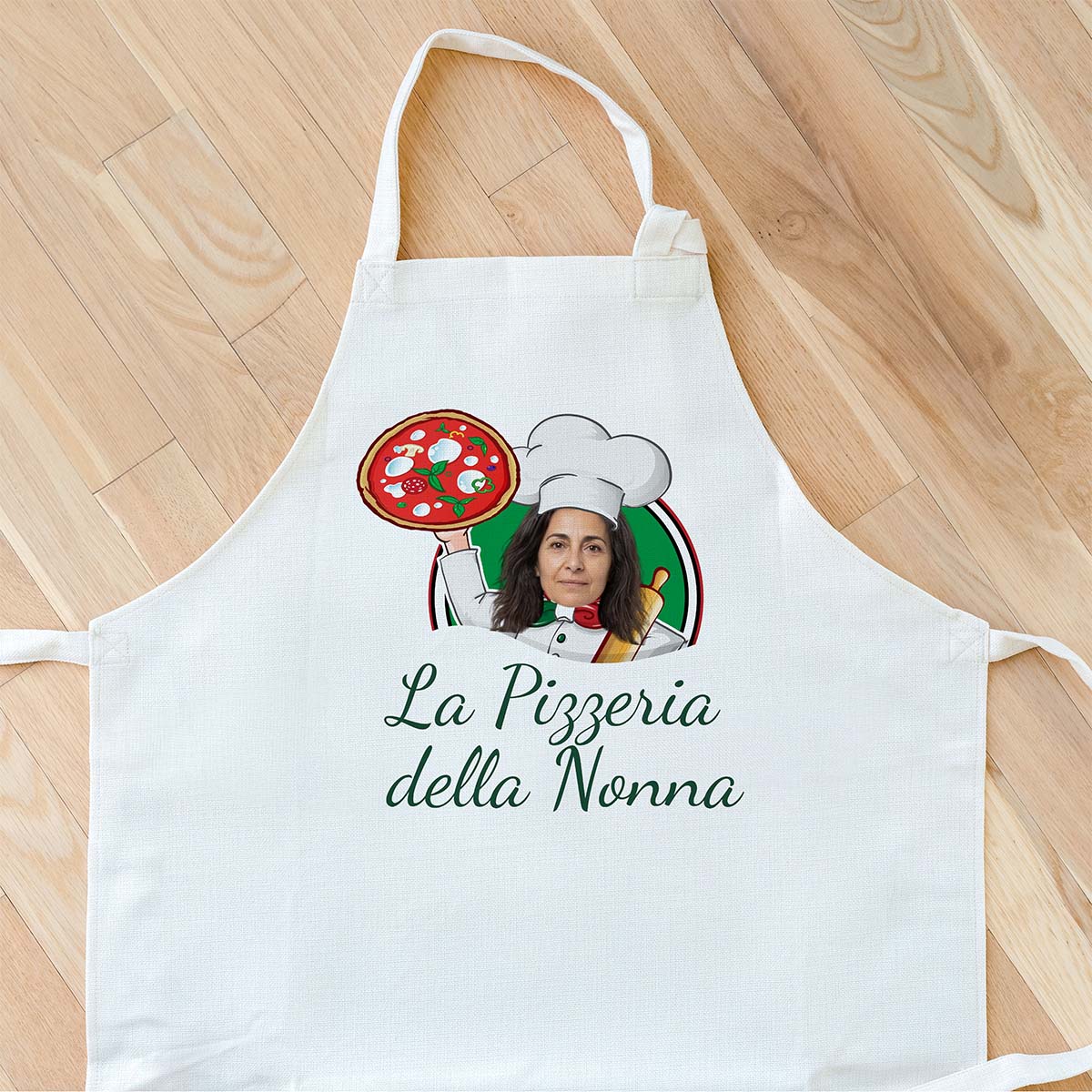 Image of Grembiule Cucina Personalizzato con Foto e Nome Pizzeria