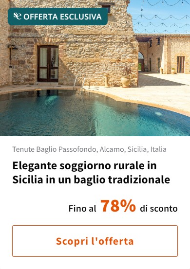 Elegante soggiorno rurale in Sicilia in un baglio tradizionale