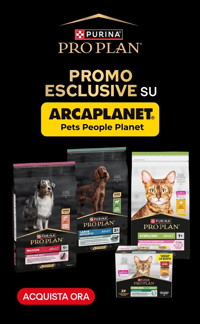 Purina Pro Plan: promo esclusive su Arcaplanet, acquista ora