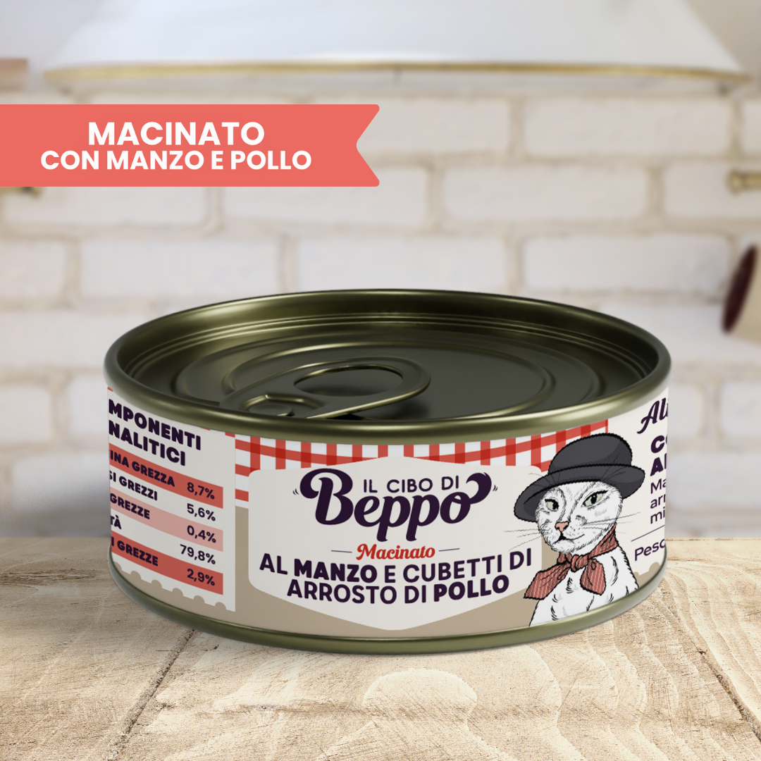 umido in lattina macinato manzo