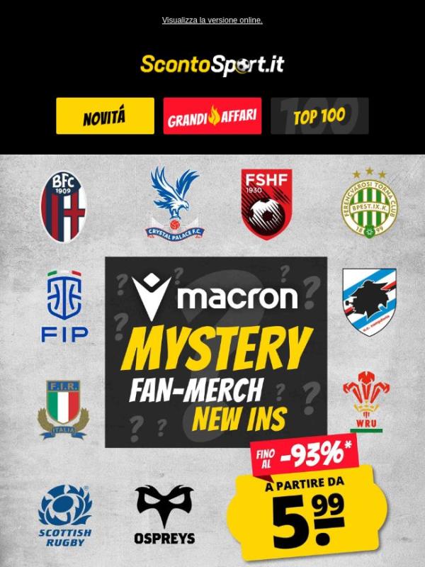 Articoli da fan “Macron Mystery” 🤩 Sono arrivate le novità!