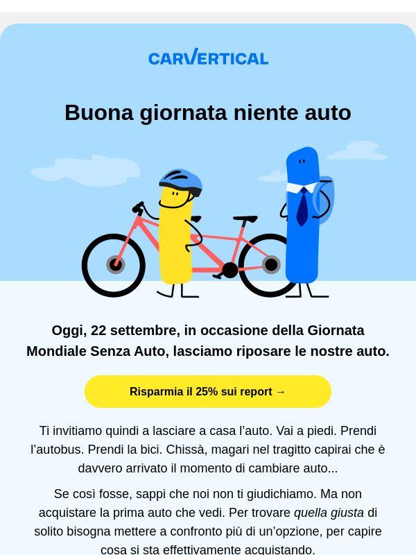 Oggi è la Giornata senza auto 🚘