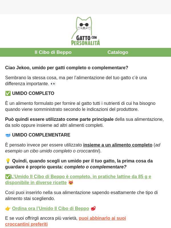 Umido completo o complementare: qual è meglio?
