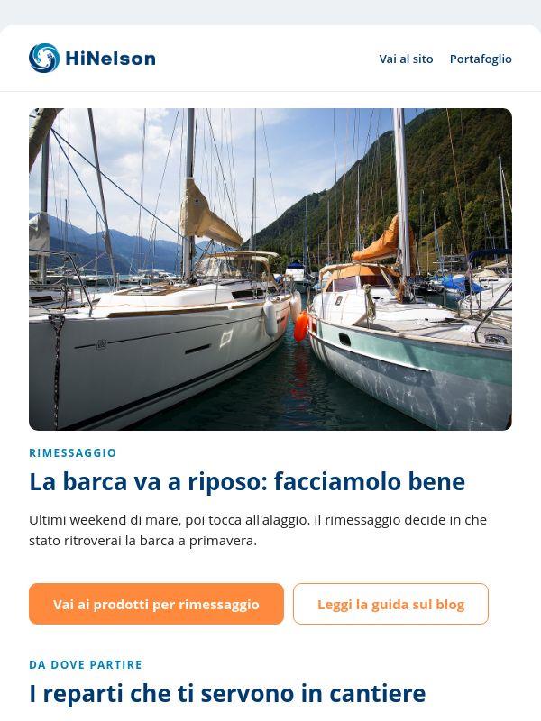 Rimessaggio: l'ordine giusto dei lavori