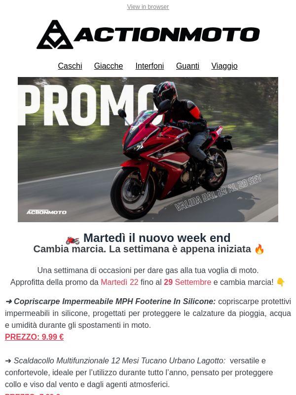 ⏰ Martedì, nuovo week end! 🏍️