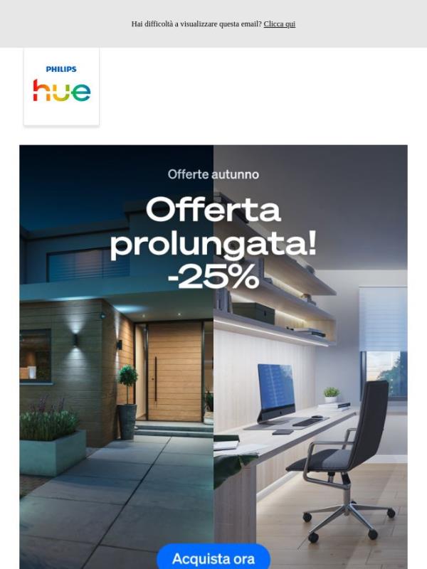 Aspetta, non abbiamo ancora finito! 25% di sconto prorogato
