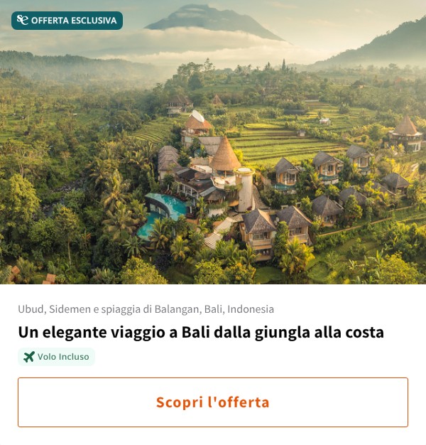 Un elegante viaggio a Bali dalla giungla alla costa