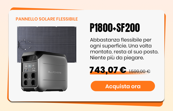 SF200 Pannello Solare Flexible 200W