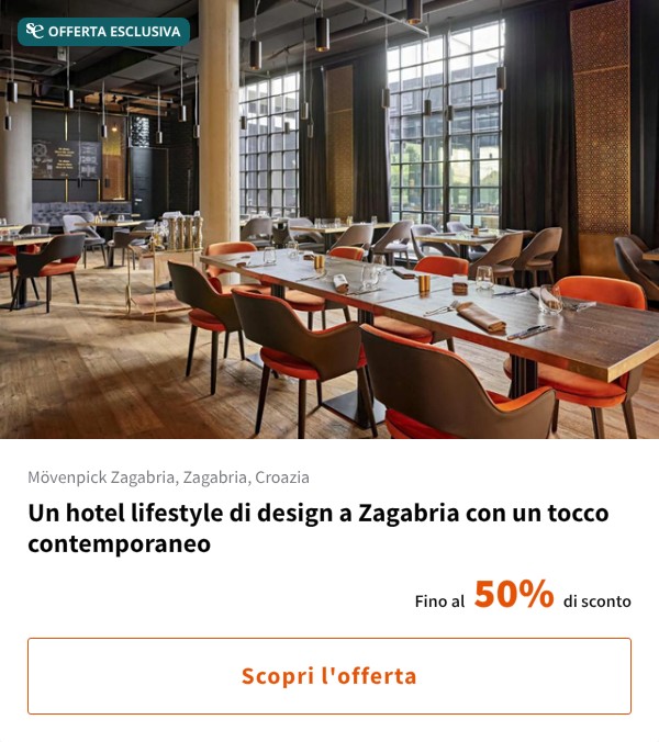 Un hotel lifestyle di design a Zagabria con un tocco contemporaneo