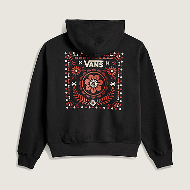 Black Papel Picado Pullover Hoodie